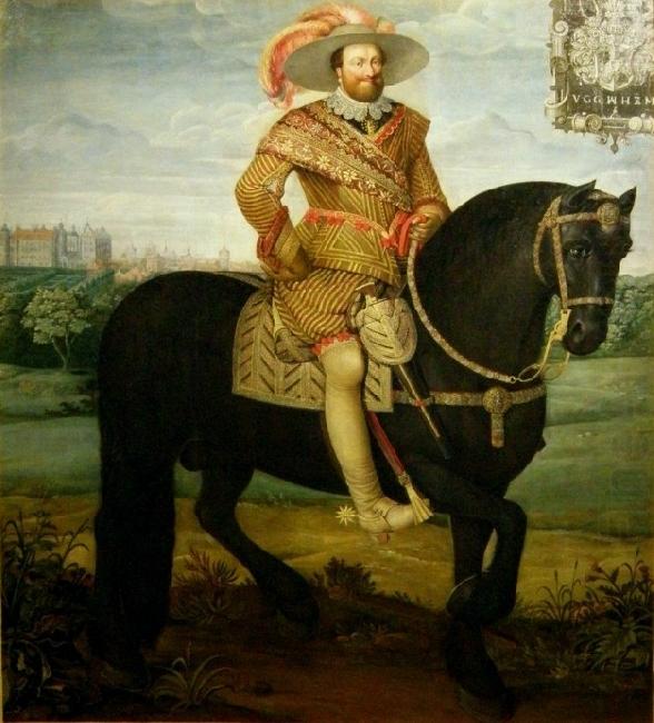 Equestrian portrait of John Albert II, Daniel Orme